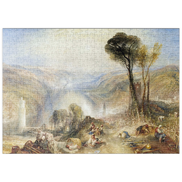 Darstellung des Puzzle Motivs puzzleplate Oberwesel 500 Puzzle
