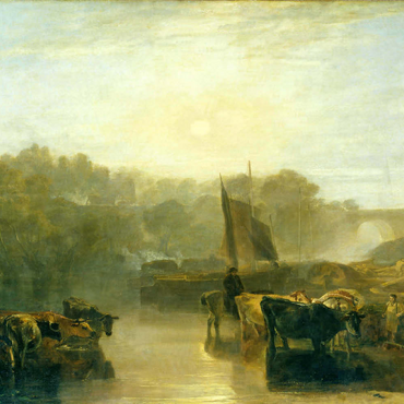 Darstellung des Puzzle Motivs Abingdon 200 Puzzle 3D Modell