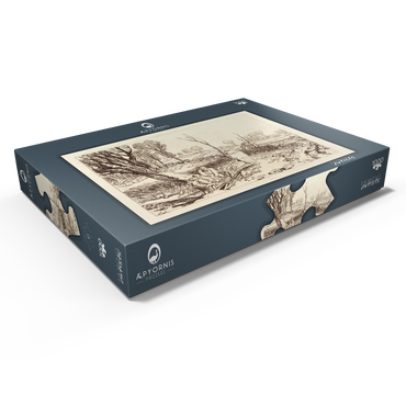 Darstellung des Puzzle Motivs Hedging and Ditching 1000 Puzzle Schachtel Ansicht1