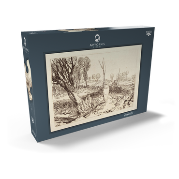 Darstellung des Puzzle Motivs Hedging and Ditching 1000 Puzzle Schachtel Ansicht2