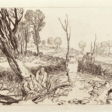 Darstellung des Puzzle Motivs Hedging and Ditching 1000 Puzzle 3D Modell