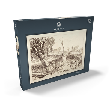 Darstellung des Puzzle Motivs Hedging and Ditching 100 Puzzle Schachtel Ansicht2