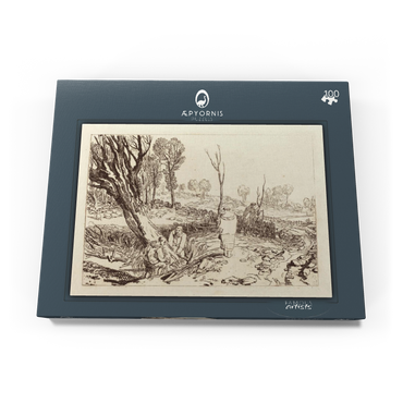 Darstellung des Puzzle Motivs Hedging and Ditching 100 Puzzle Schachtel Ansicht3