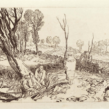 Darstellung des Puzzle Motivs Hedging and Ditching 100 Puzzle 3D Modell