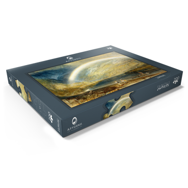 Darstellung des Puzzle Motivs Rainbow: A View on the Rhine from Dunkholder Vinyard, of Ostersprey and Feltzen below Bosnart 200 Puzzle Schachtel Ansicht1