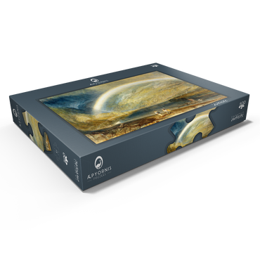 Darstellung des Puzzle Motivs Rainbow: A View on the Rhine from Dunkholder Vinyard, of Ostersprey and Feltzen below Bosnart 500 Puzzle Schachtel Ansicht1