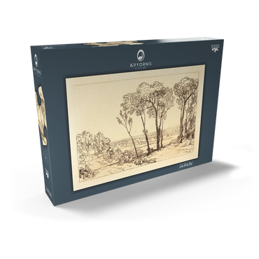 Darstellung des Puzzle Motivs The Bridge in Middle Distance 1000 Puzzle Schachtel Ansicht2