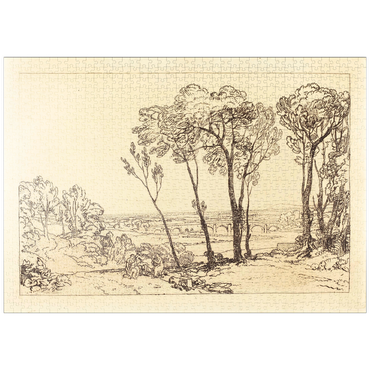 Darstellung des Puzzle Motivs puzzleplate The Bridge in Middle Distance 1000 Puzzle