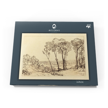 Darstellung des Puzzle Motivs The Bridge in Middle Distance 100 Puzzle Schachtel Ansicht3