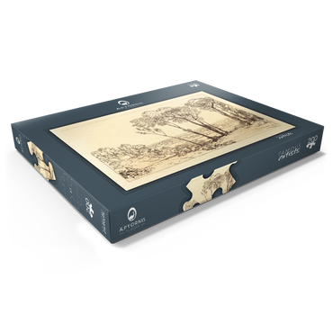 Darstellung des Puzzle Motivs The Bridge in Middle Distance 200 Puzzle Schachtel Ansicht1