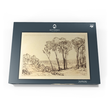 Darstellung des Puzzle Motivs The Bridge in Middle Distance 500 Puzzle Schachtel Ansicht3