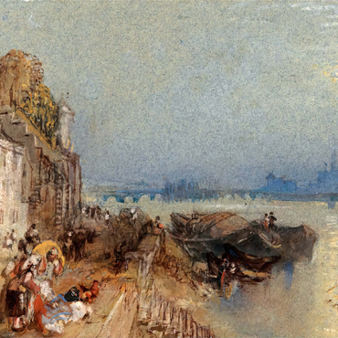 Darstellung des Puzzle Motivs Tours: Sunset: Looking Backwards 500 Puzzle 3D Modell