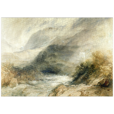 Darstellung des Puzzle Motivs puzzleplate Llanthony Abbey, Monmouthshire 1000 Puzzle