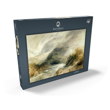 Darstellung des Puzzle Motivs Llanthony Abbey, Monmouthshire 200 Puzzle Schachtel Ansicht2