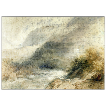 Darstellung des Puzzle Motivs puzzleplate Llanthony Abbey, Monmouthshire 200 Puzzle