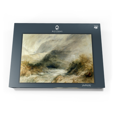 Darstellung des Puzzle Motivs Llanthony Abbey, Monmouthshire 500 Puzzle Schachtel Ansicht3