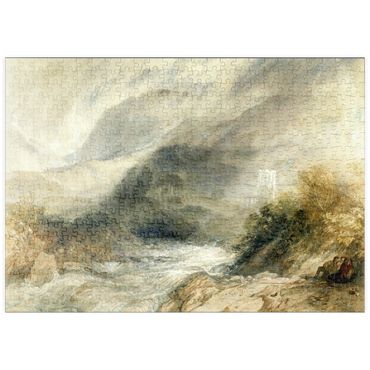 Darstellung des Puzzle Motivs puzzleplate Llanthony Abbey, Monmouthshire 500 Puzzle