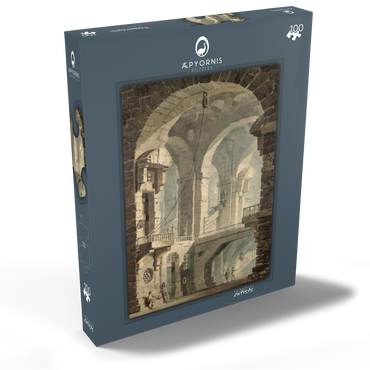 Darstellung des Puzzle Motivs Dark Prison (Carcere Oscura) 100 Puzzle Schachtel Ansicht2