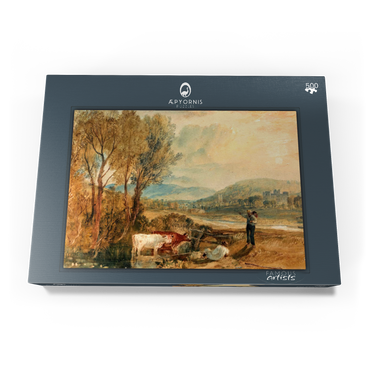 Darstellung des Puzzle Motivs Lulworth Castle, Dorset 500 Puzzle Schachtel Ansicht3