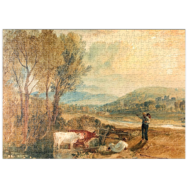 Darstellung des Puzzle Motivs puzzleplate Lulworth Castle, Dorset 500 Puzzle