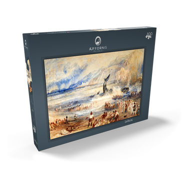 Darstellung des Puzzle Motivs The Whale on Shore 100 Puzzle Schachtel Ansicht2