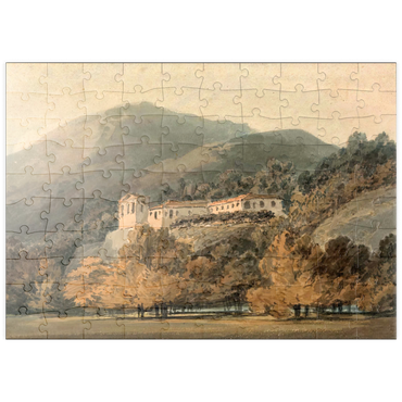 Darstellung des Puzzle Motivs puzzleplate Santa Lucia, A Convent near Caserta 100 Puzzle
