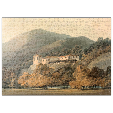 Darstellung des Puzzle Motivs puzzleplate Santa Lucia, A Convent near Caserta 500 Puzzle