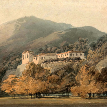 Darstellung des Puzzle Motivs Santa Lucia, A Convent near Caserta 500 Puzzle 3D Modell