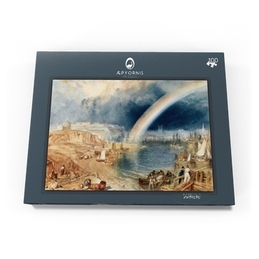 Darstellung des Puzzle Motivs Plymouth with a Rainbow 100 Puzzle Schachtel Ansicht3