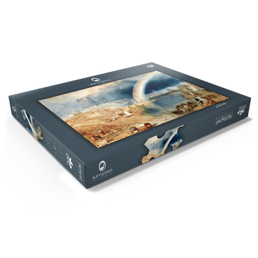 Darstellung des Puzzle Motivs Plymouth with a Rainbow 200 Puzzle Schachtel Ansicht1