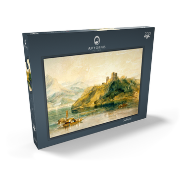 Darstellung des Puzzle Motivs Château de Rinkenberg, on the Lac de Brienz, Switzerland 200 Puzzle Schachtel Ansicht2