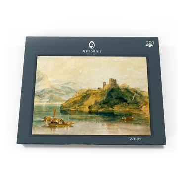 Darstellung des Puzzle Motivs Château de Rinkenberg, on the Lac de Brienz, Switzerland 200 Puzzle Schachtel Ansicht3