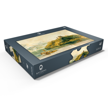 Darstellung des Puzzle Motivs Château de Rinkenberg, on the Lac de Brienz, Switzerland 500 Puzzle Schachtel Ansicht1