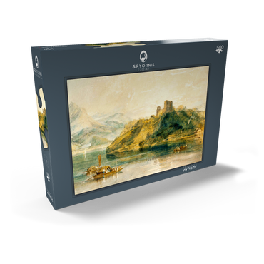 Darstellung des Puzzle Motivs Château de Rinkenberg, on the Lac de Brienz, Switzerland 500 Puzzle Schachtel Ansicht2