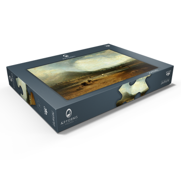 Darstellung des Puzzle Motivs The Trout Stream 1000 Puzzle Schachtel Ansicht1