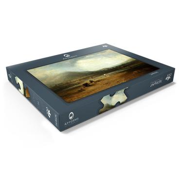 Darstellung des Puzzle Motivs The Trout Stream 100 Puzzle Schachtel Ansicht1