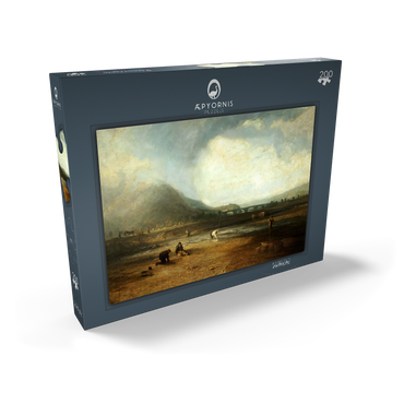 Darstellung des Puzzle Motivs The Trout Stream 200 Puzzle Schachtel Ansicht2