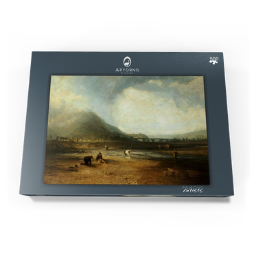 Darstellung des Puzzle Motivs The Trout Stream 500 Puzzle Schachtel Ansicht3