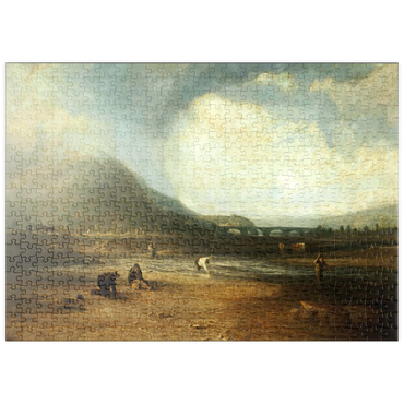 Darstellung des Puzzle Motivs puzzleplate The Trout Stream 500 Puzzle