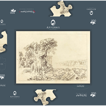 Darstellung des Puzzle Motivs Isis 100 Puzzle Schachtel 3D Modell