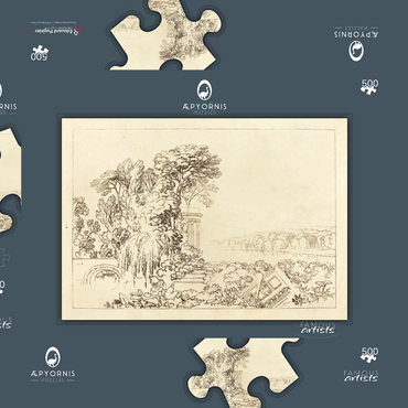 Darstellung des Puzzle Motivs Isis 500 Puzzle Schachtel 3D Modell