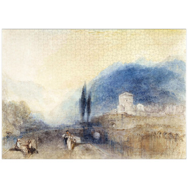 Darstellung des Puzzle Motivs puzzleplate Bellinzona 1000 Puzzle