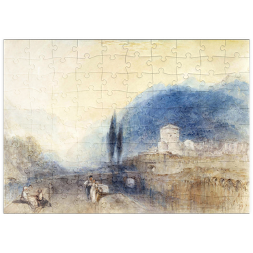 Darstellung des Puzzle Motivs puzzleplate Bellinzona 100 Puzzle