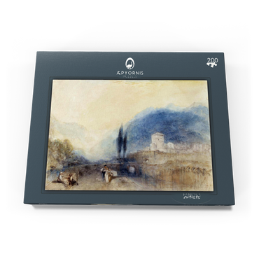 Darstellung des Puzzle Motivs Bellinzona 200 Puzzle Schachtel Ansicht3