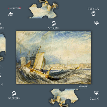 Darstellung des Puzzle Motivs Deal 1000 Puzzle Schachtel 3D Modell