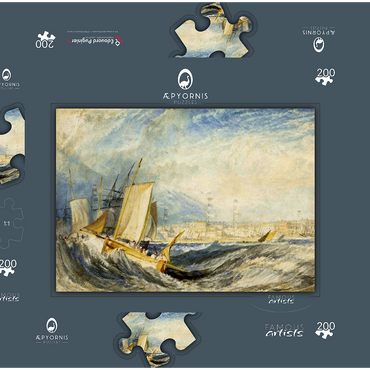 Darstellung des Puzzle Motivs Deal 200 Puzzle Schachtel 3D Modell