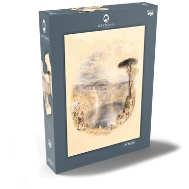 Darstellung des Puzzle Motivs Lake Nemi 1000 Puzzle Schachtel Ansicht2