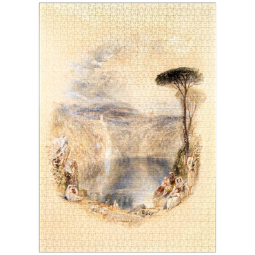 Darstellung des Puzzle Motivs puzzleplate Lake Nemi 1000 Puzzle