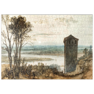 Darstellung des Puzzle Motivs puzzleplate Weissenthurm and the Hoche Monument 500 Puzzle