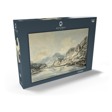 Darstellung des Puzzle Motivs Mountainous Landscape 1000 Puzzle Schachtel Ansicht2